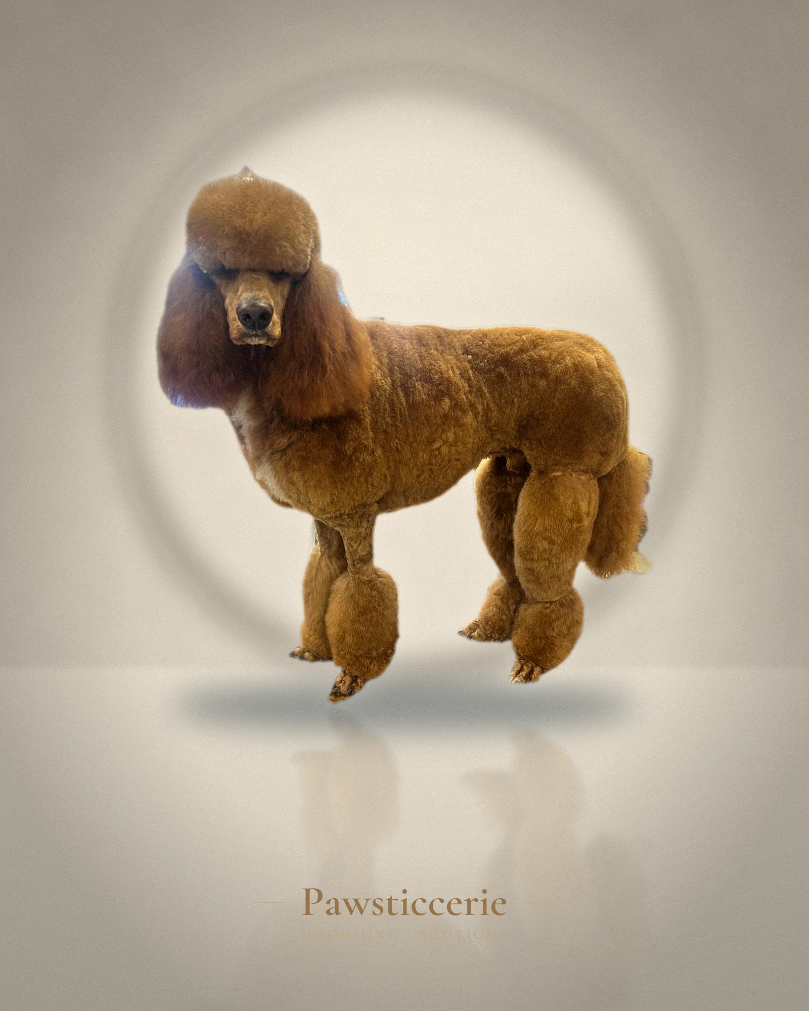 Toy Poodle, Teddy Bear Cut by Erin